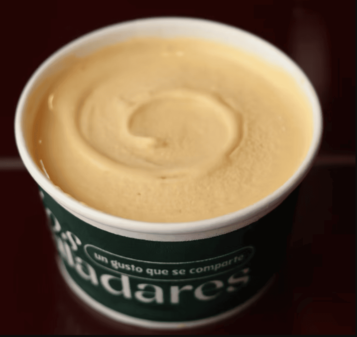 Helado de Lúcuma cremoso con el auténtico sabor andino